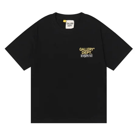 Gallery Dept. 7613 Beverly Blvd Car Graphic T-Shirt — Black / Beige