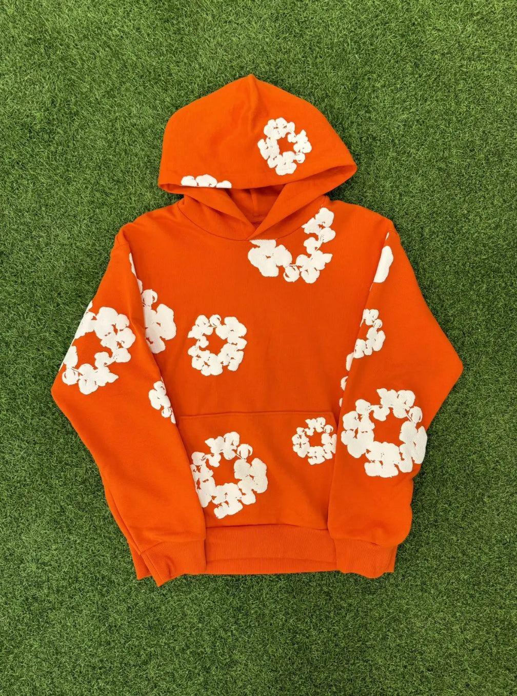 Denim Tears The Cotton Wreath Hoodie — Orange
