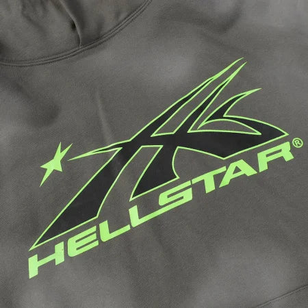 Hellstar “Starry Night” Hoodie – Camouflage Grey