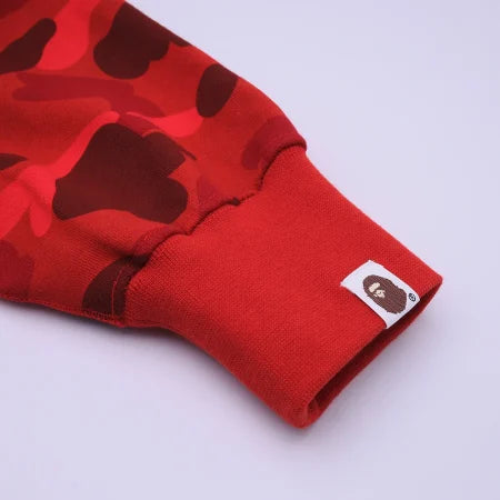 Red Double Hood BAPE Hoodie