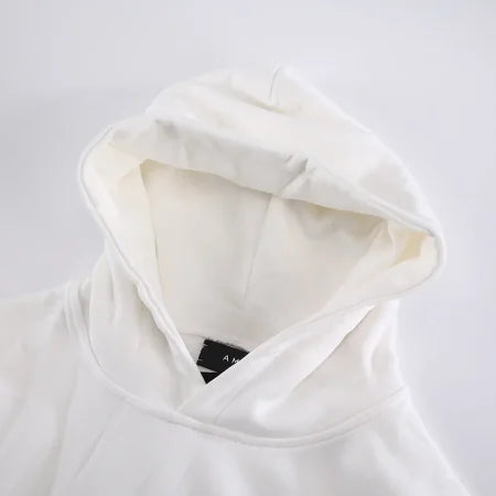 Amiri White Military Specs Stencil Hoodie