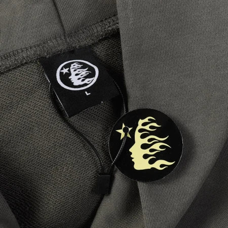 Hellstar “Starry Night” Hoodie – Camouflage Grey