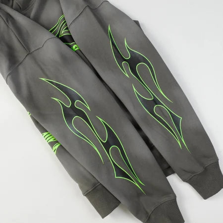 Hellstar “Starry Night” Hoodie – Camouflage Grey